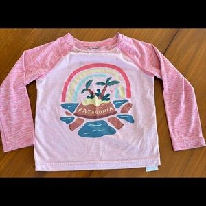 4T Girls Patagonia tech shirt